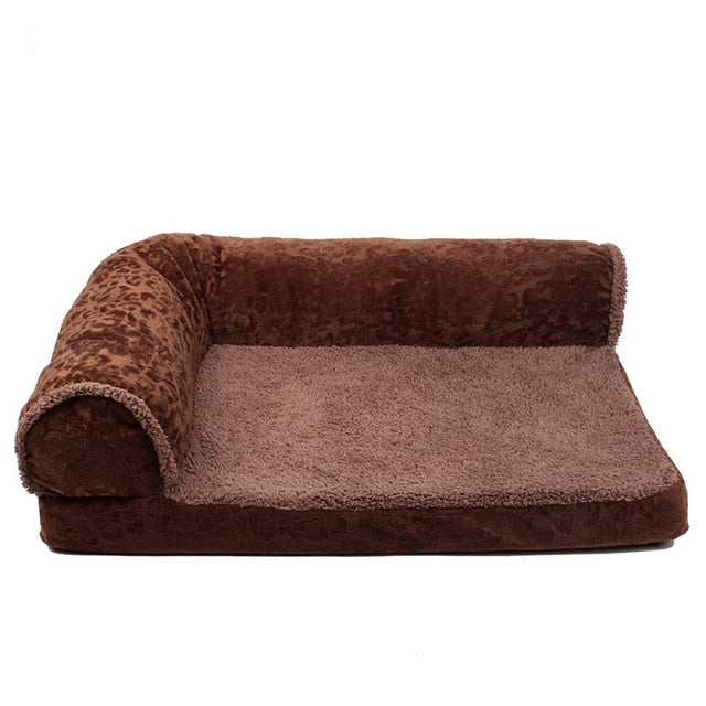 Cotton Double-Cushion Bed