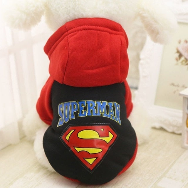 Superman Dog Hoodie